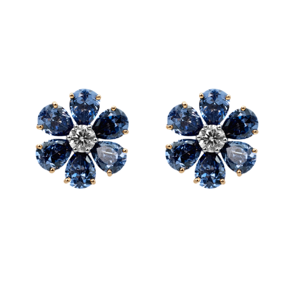 925 SILVER TANZANITE EARING